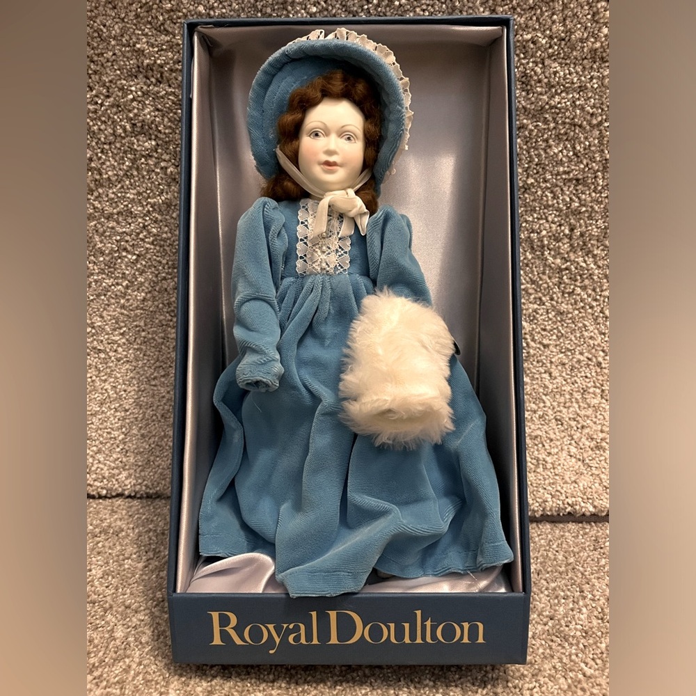 Royal Doulton NISBET Collector Victorian Birthday Doll Sundays Child Porcelain